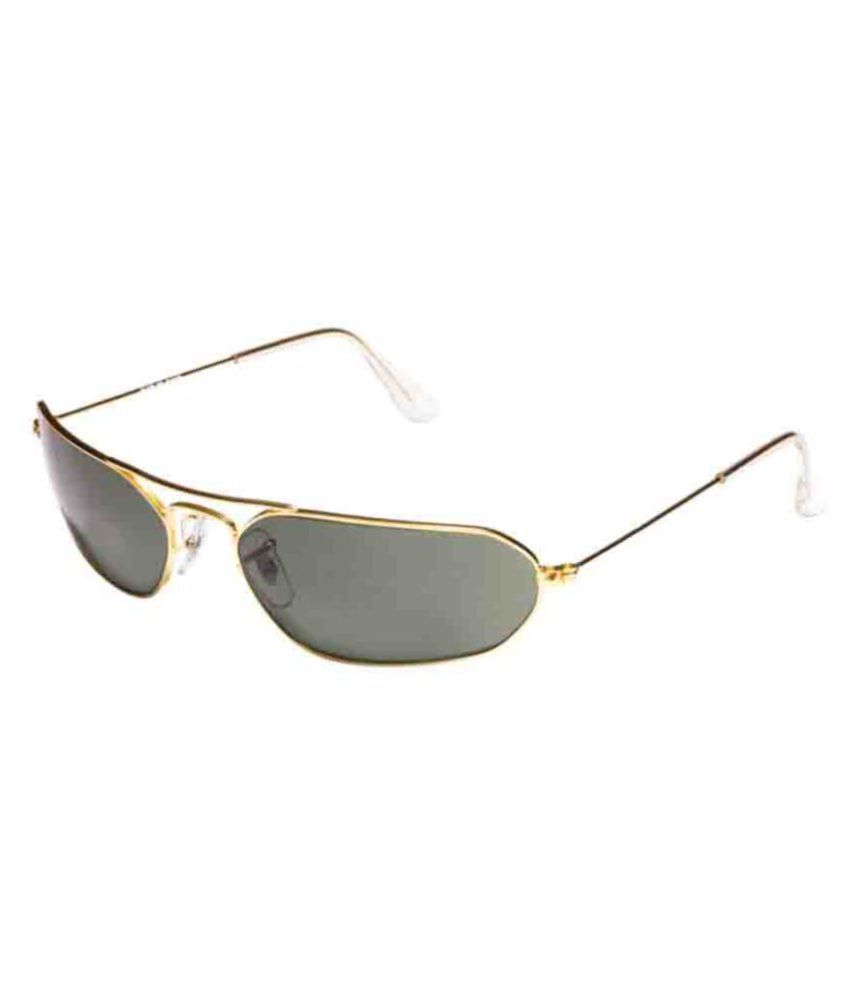 Ray-Ban Green Oval Sunglasses ( Rb3148 