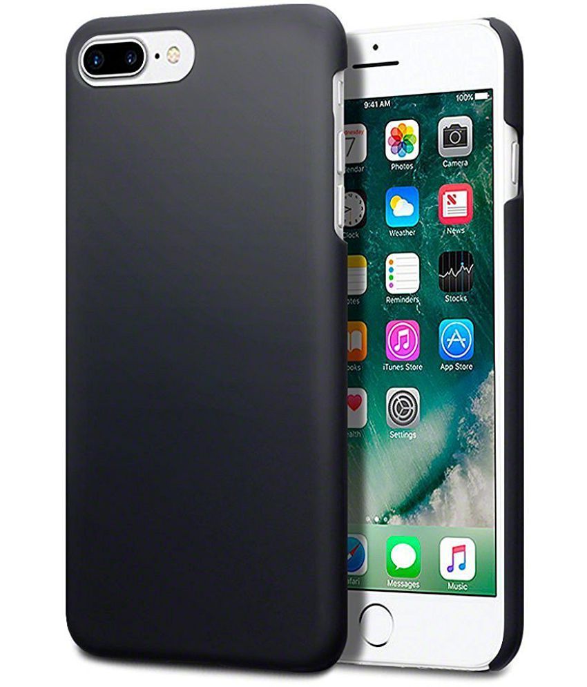 Apple Iphone 7 Cover By ClickAway Black Plain Back Covers Online At 