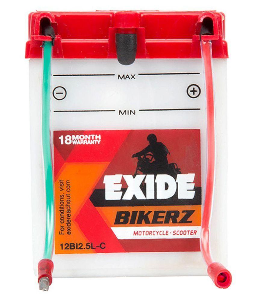 exide battery for two wheeler price