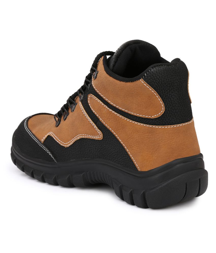 Buy Wave Walk Tan Safety shoes Online at Low Price in ...