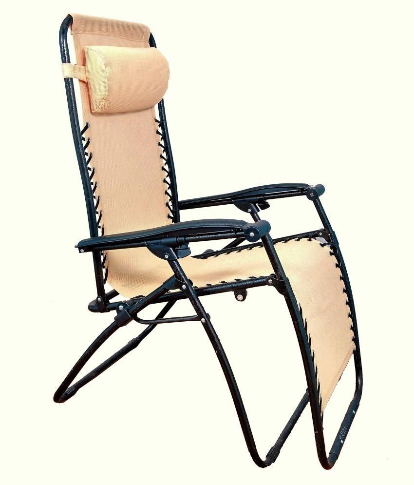 Relax Recliner Folding Chair in Beige - Buy Relax Recliner Folding