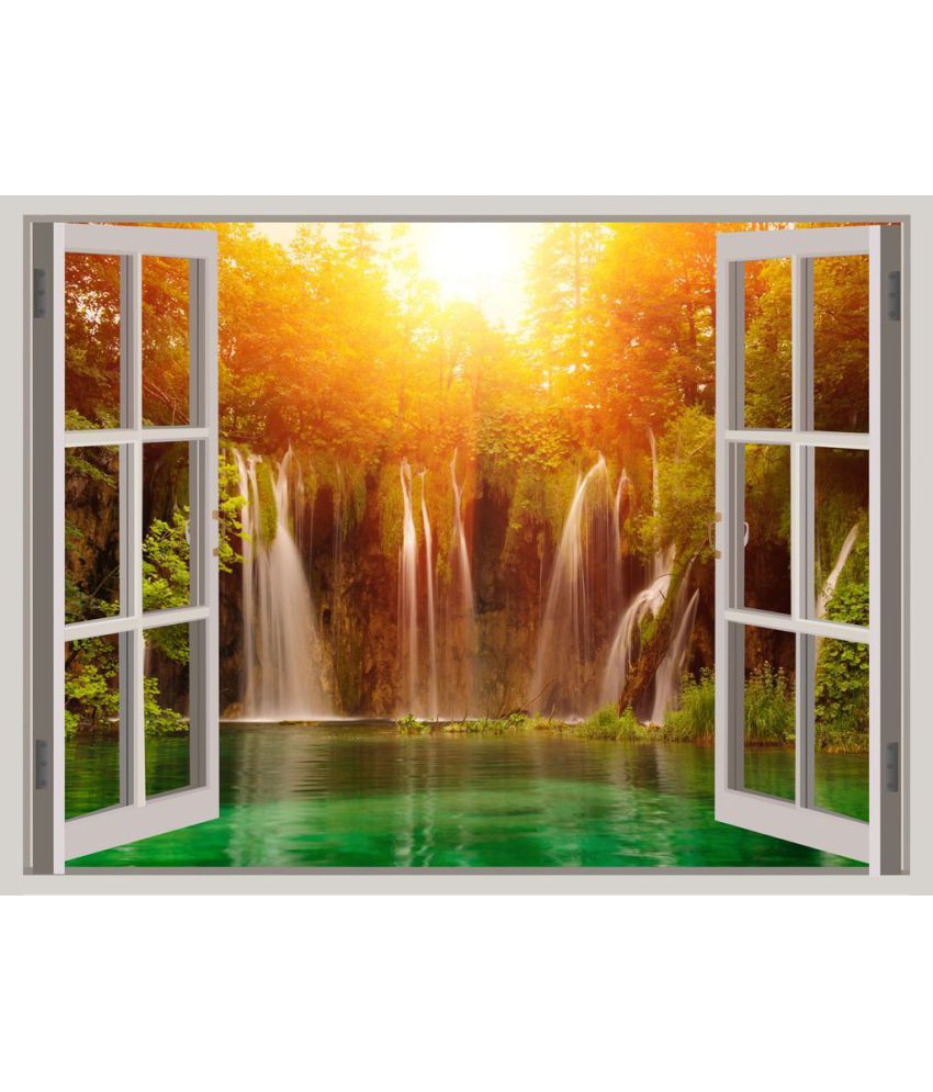 Decor Villa beautiful nature waterfall Vinyl Wall Stickers Buy Decor