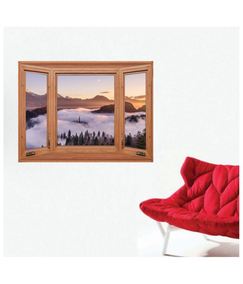     			Decor Villa beautifull mountain nature Vinyl Wall Stickers