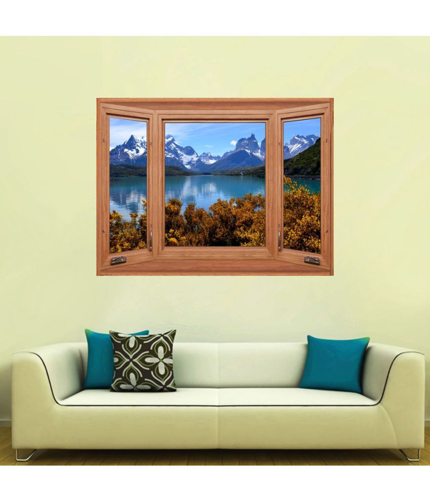     			Decor Villa Earth Lake Lovely Vinyl Wall Stickers