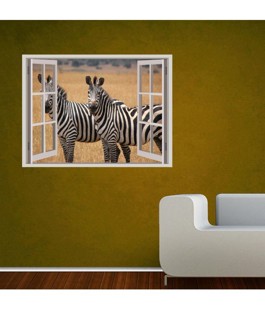     			Decor Villa Zebras Vinyl Wall Stickers