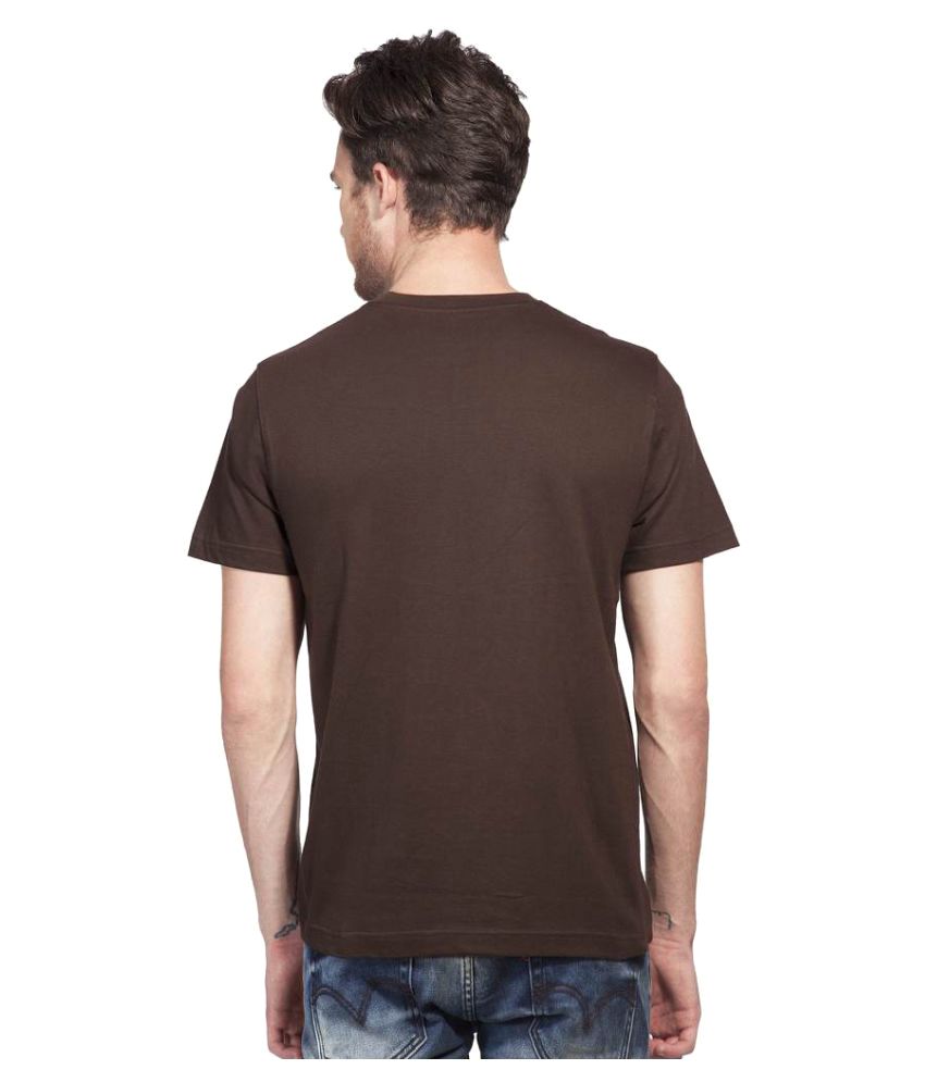 Clifton Brown VNeck TShirt Buy Clifton Brown VNeck TShirt Online at Low Price