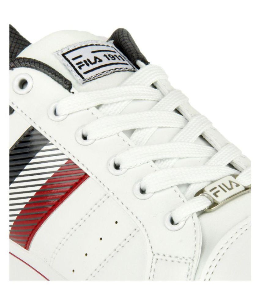 fila neptune ii white sneakers