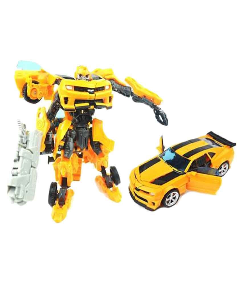 robot yellow car