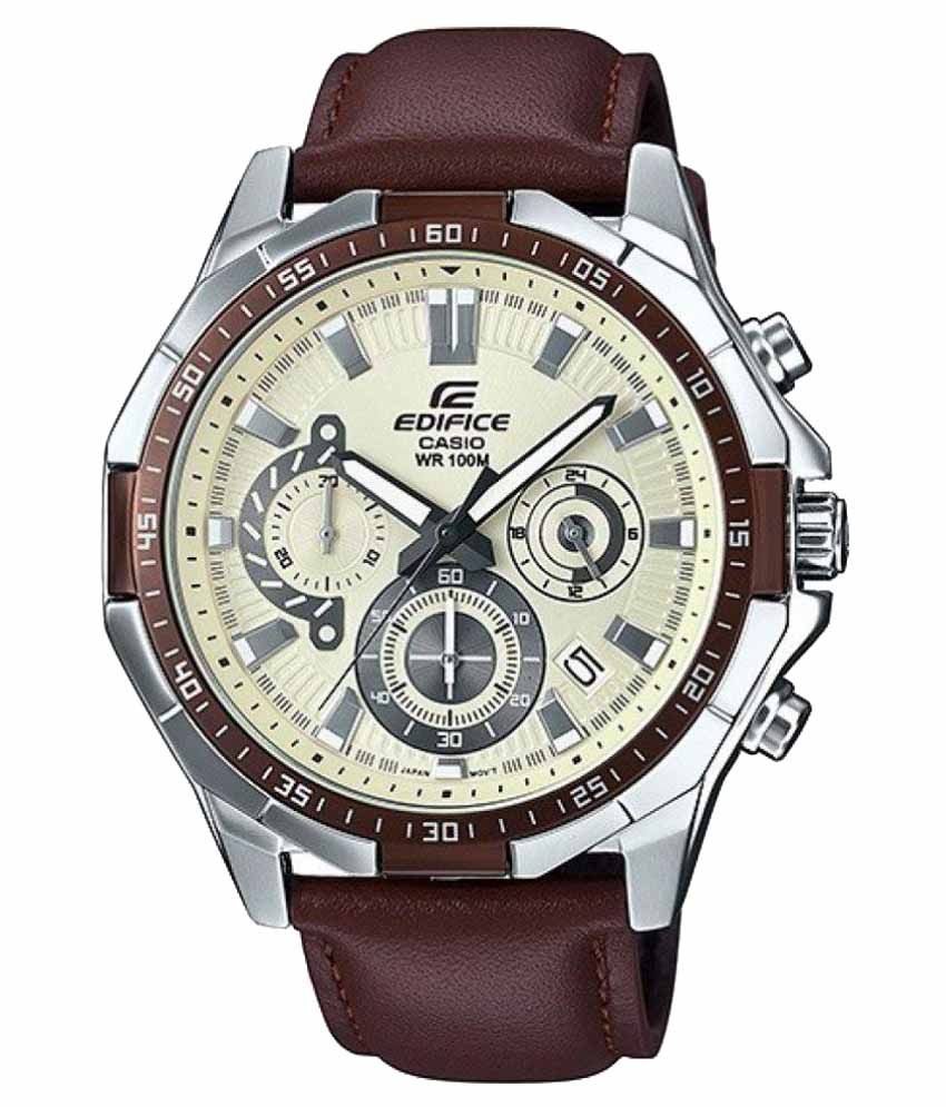 Casio Brown Chronograph Gents Wrist Watch available at SnapDeal for Rs.8967