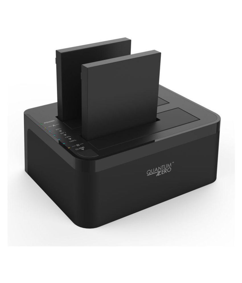 QuantumZero Black External Hard disk Duplicator Buy QuantumZero Black