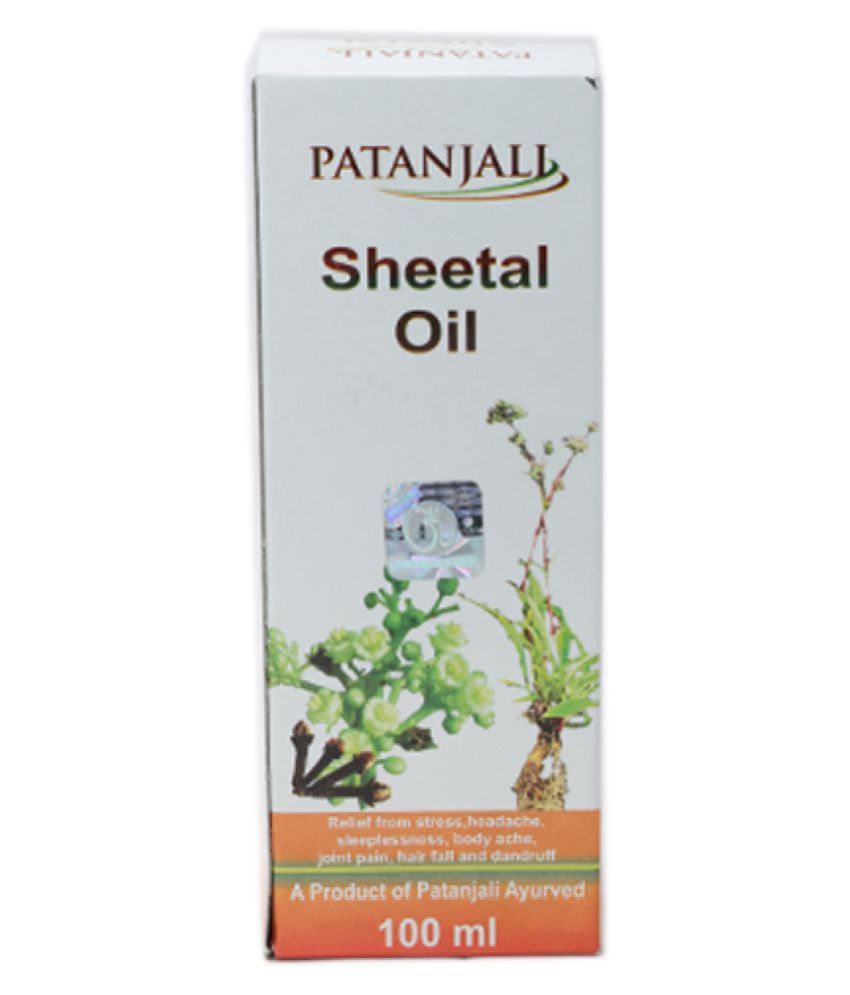 Patanjali Sheetal Oil 100 ml Pack of 2 Buy Patanjali Sheetal Oil 100