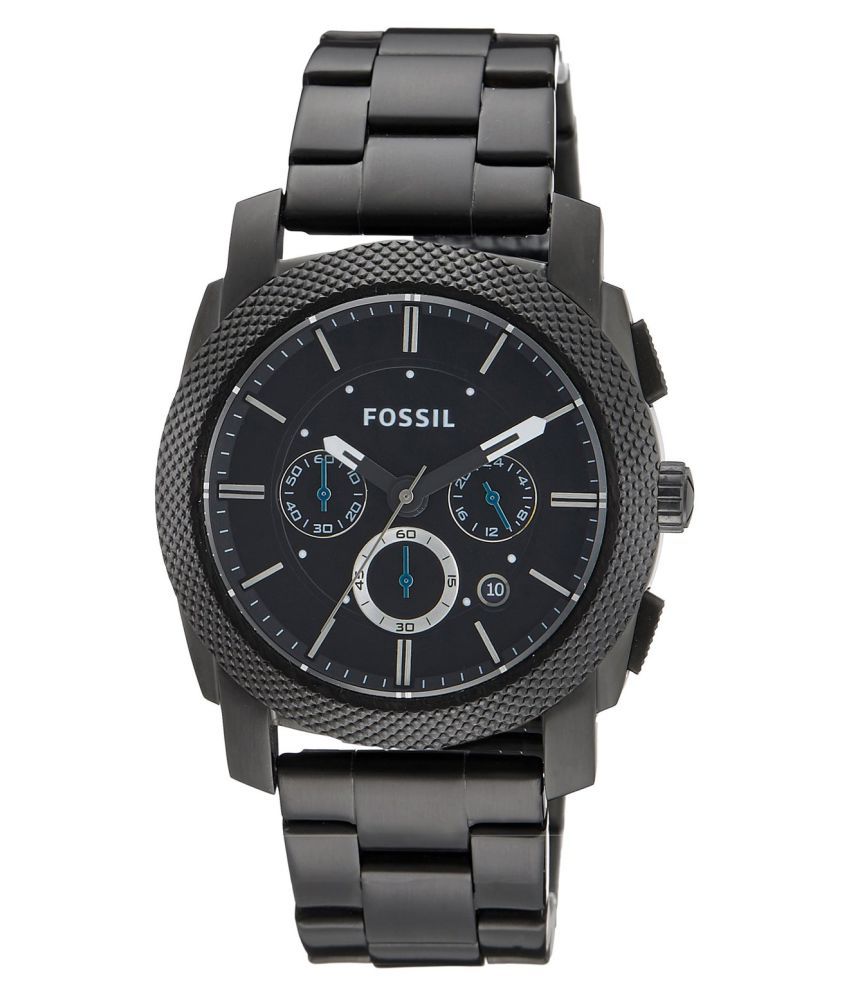 Fossil FS4552 Black Chronograph Watch - Buy Fossil FS4552 Black ...
