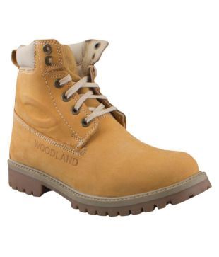 woodland yellow boots