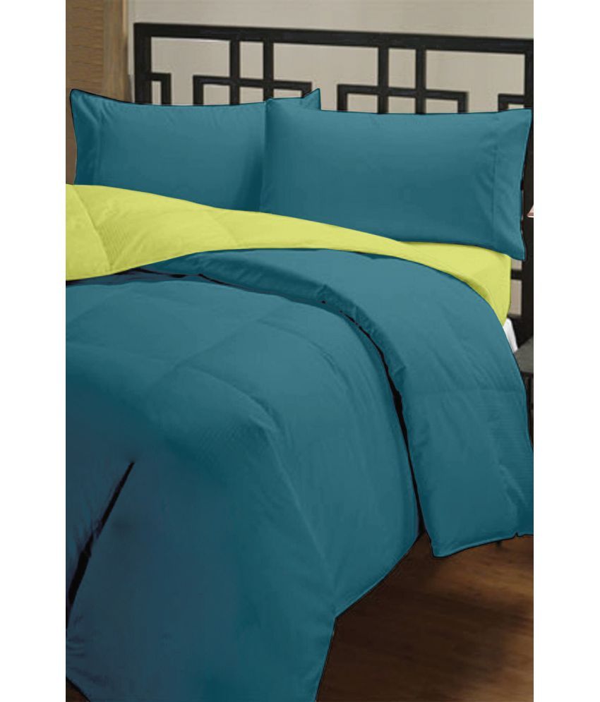 Bianca Single Polyester Green Plain Comforter Buy Bianca Single