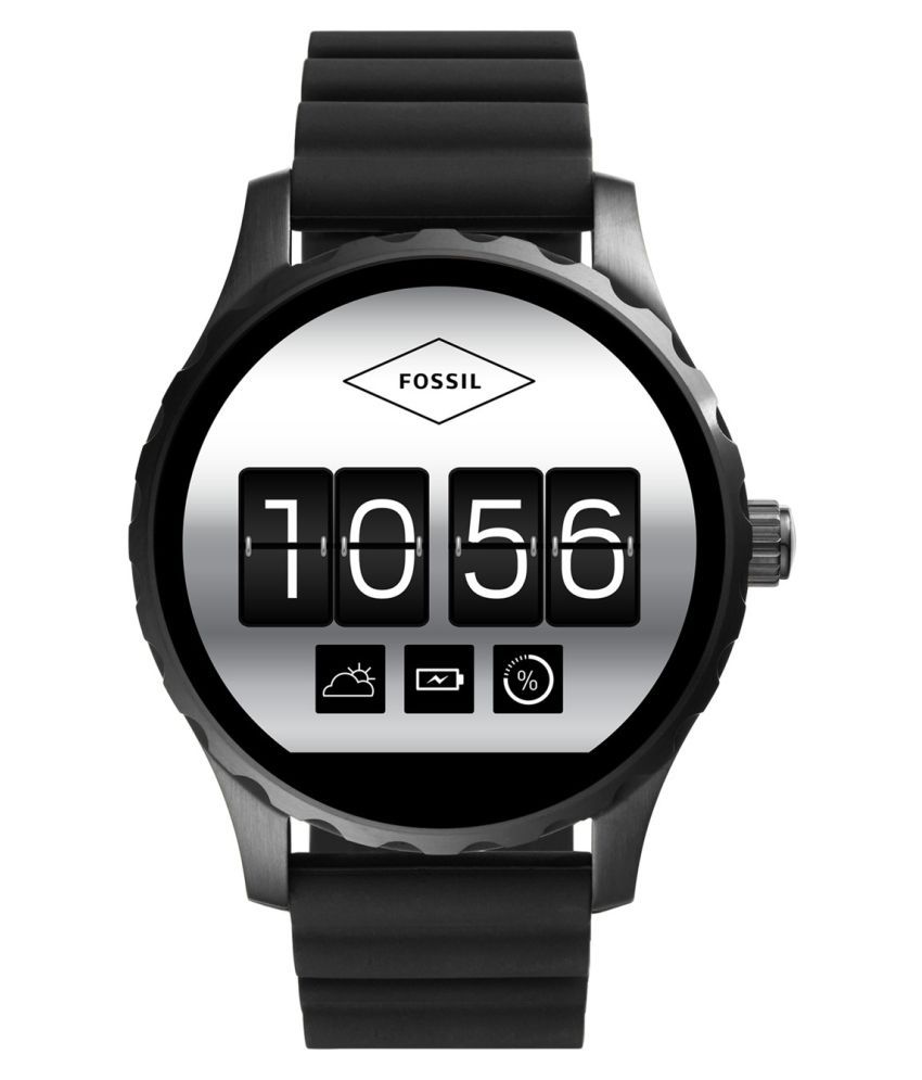 fossil q marshal black