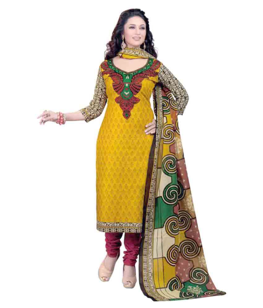 cotton mantra dress material