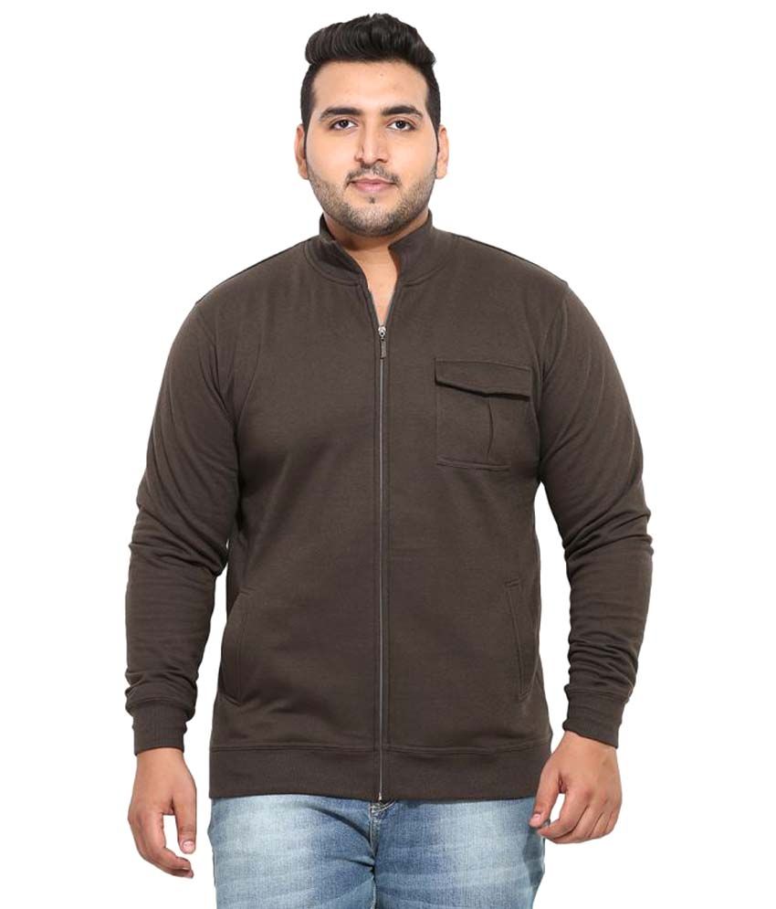 brown sweatshirt men outfit