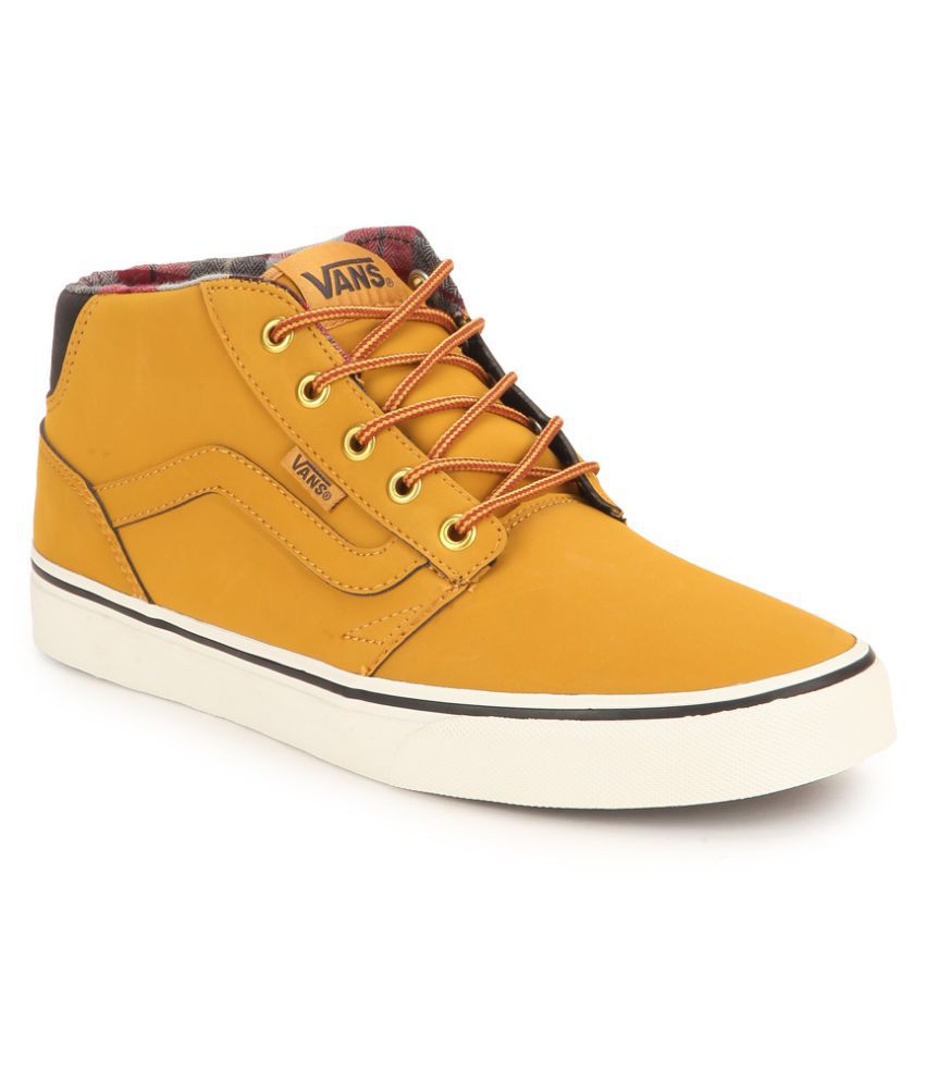 Vans Chapman Mid Sneakers Yellow Casual 
