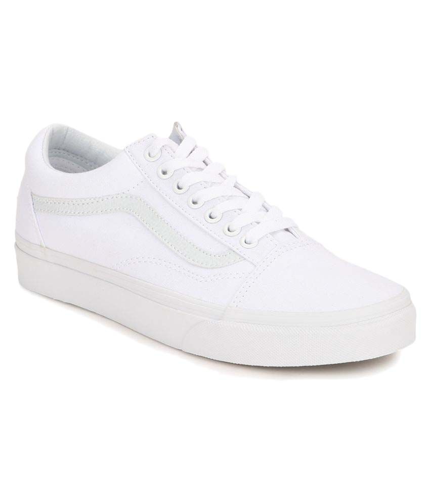 vans white sneakers price