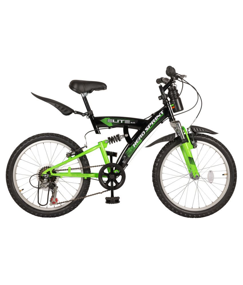     			Hero Sprint 20T Elite 6 Speed Black & Green Road Bike Cycle Bicycle Kids Bicycle/Boys Bicycle/Girls Bicycle