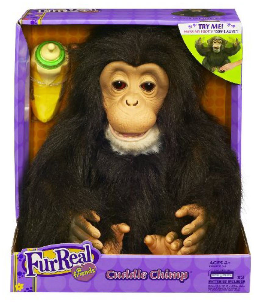 fur real cuddle chimp