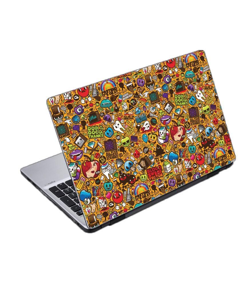 Ezyprnt Doodle Art Laptop Skin Buy Ezyprnt Doodle Art Laptop Skin