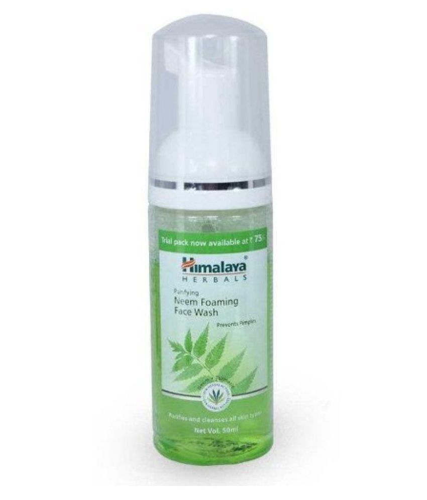 himalaya herbals neem foaming face wash