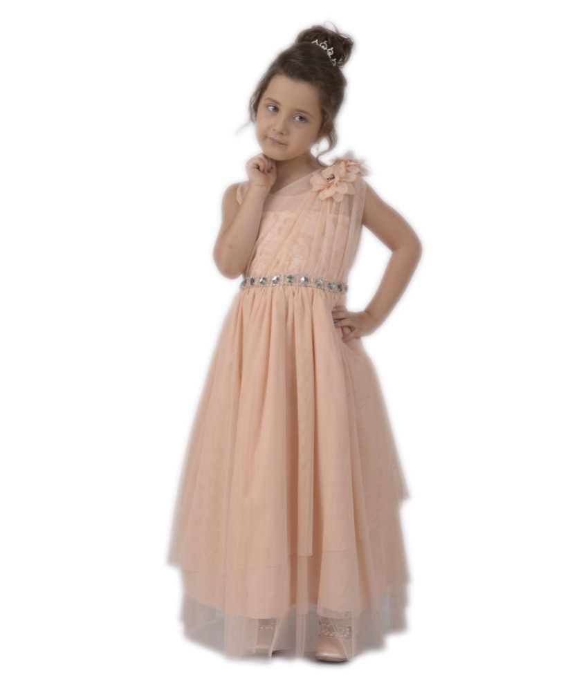 Peppermint Peach Color Dress - Buy ...
