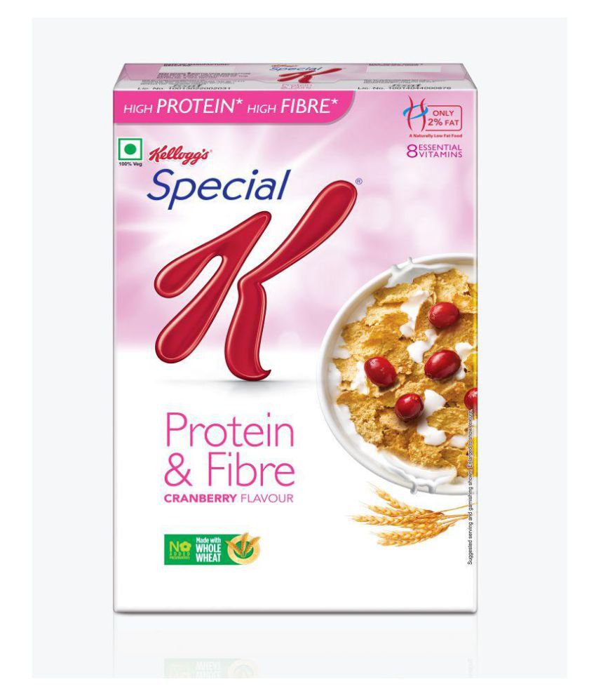 For 154/-(23% Off) Kellogg's Special K Protein & Fibre 445g at Snapdeal