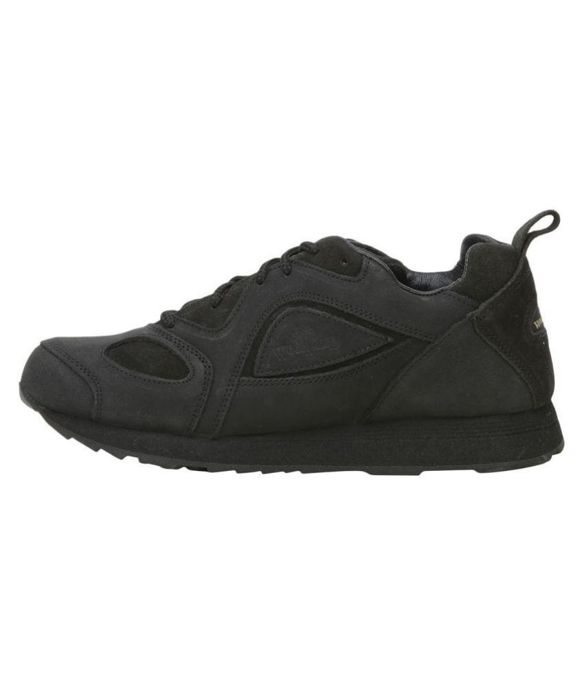 Woodland Lifestyle Black Casual Shoes 