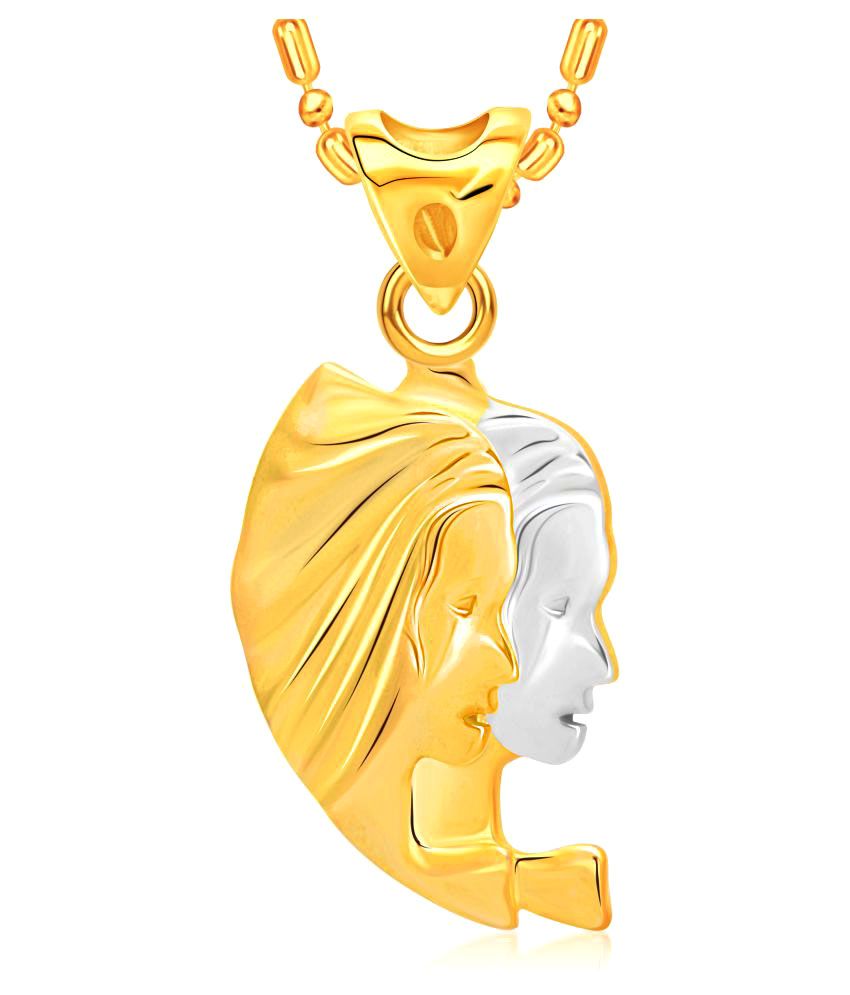 VK Jewels Gemini Zodiac Sign Horoscope Gold and Rhodium Plated Alloy Pendant Buy VK Jewels