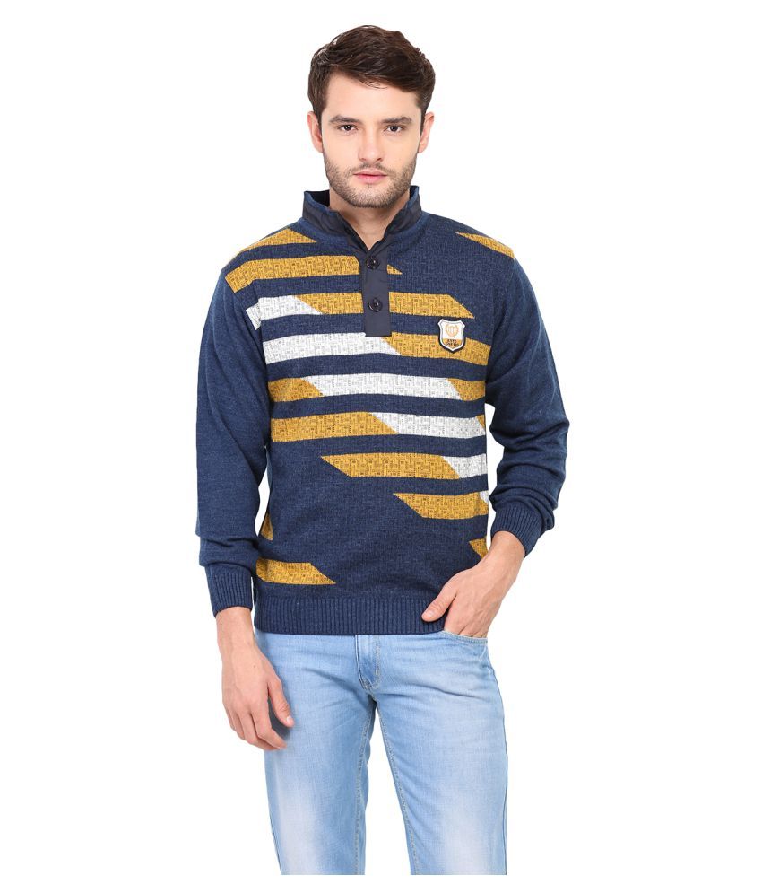 Duke Multi Stand Collar Sweater - Buy 
