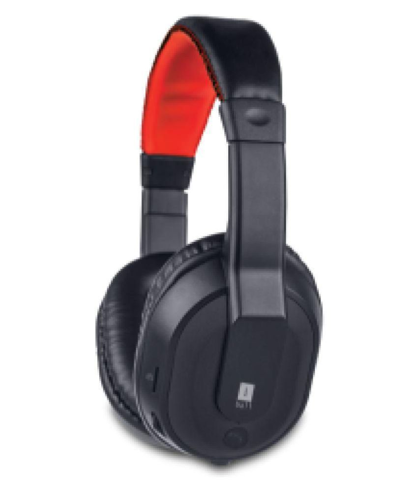     			iBall musitap Over Ear Headset with Mic Black, Red