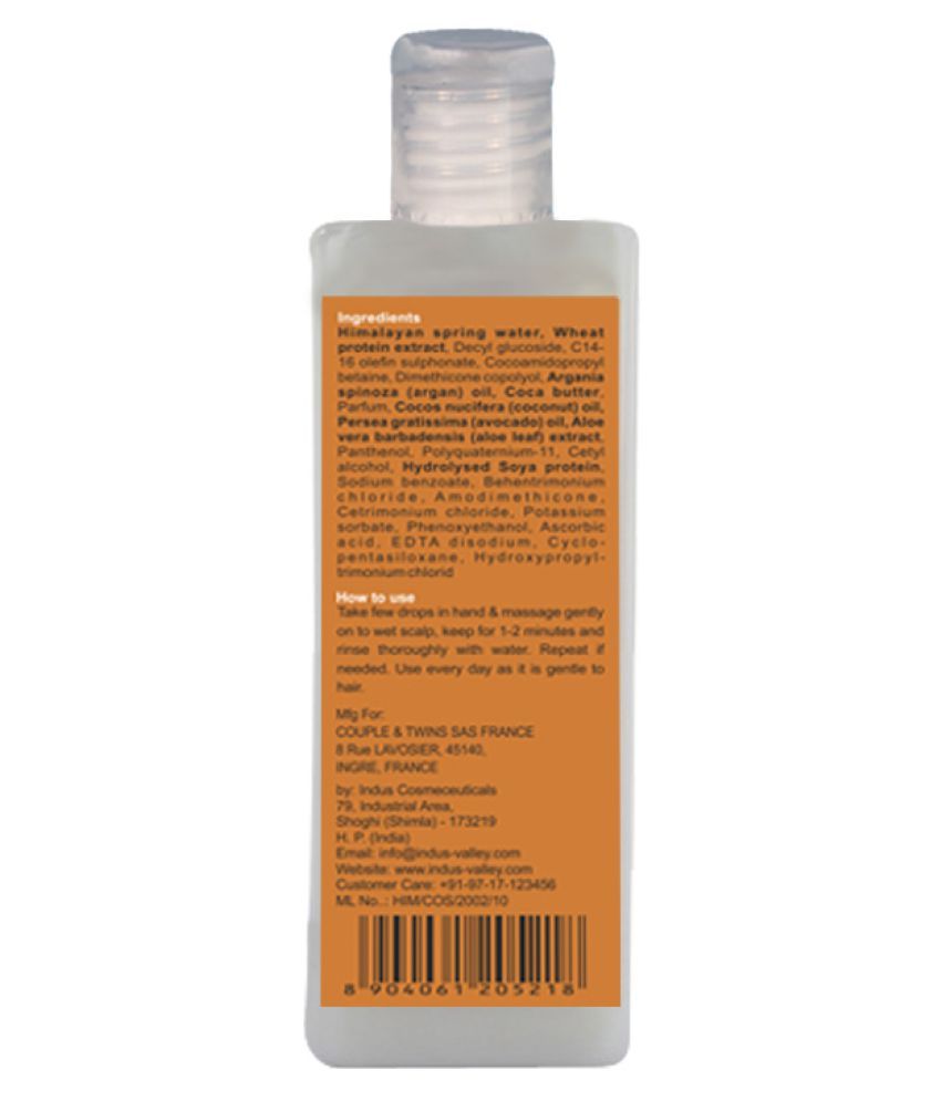 Indus Valley BIO Organic Argan Oil Shampoo 100 ml Buy Indus Valley