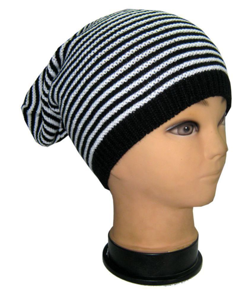 Goodluck Multi Striped Wool Caps - Buy Online @ Rs. | Snapdeal