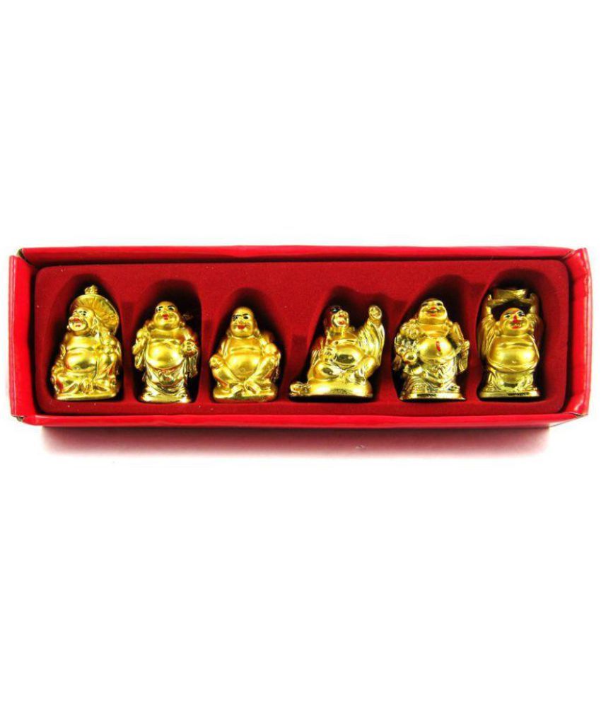     			Kalash Gold 24kt Resin Laughing buddha