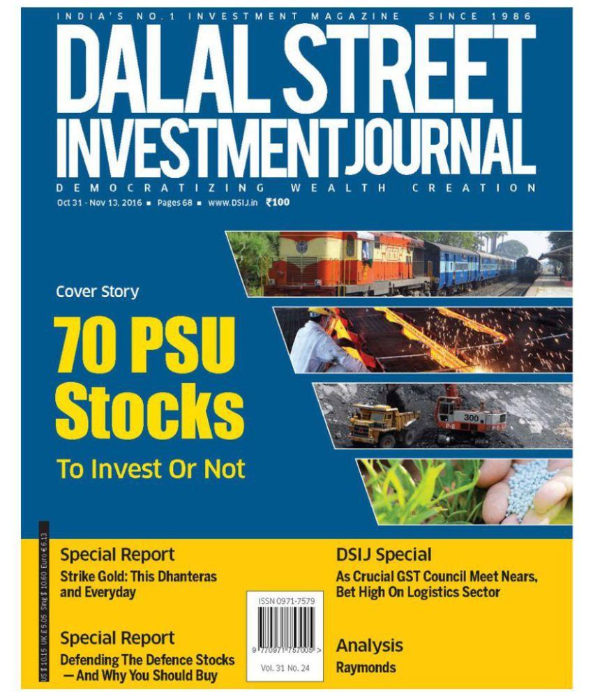 Dalal Street Investment Journal: Buy Dalal Street Investment Journal ...