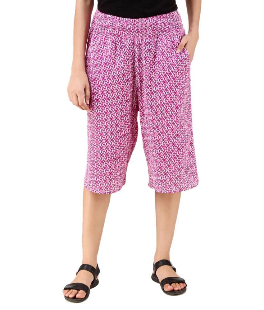 Buy Mind The Gap Crepe Night Capris Online at Best Prices in India ...