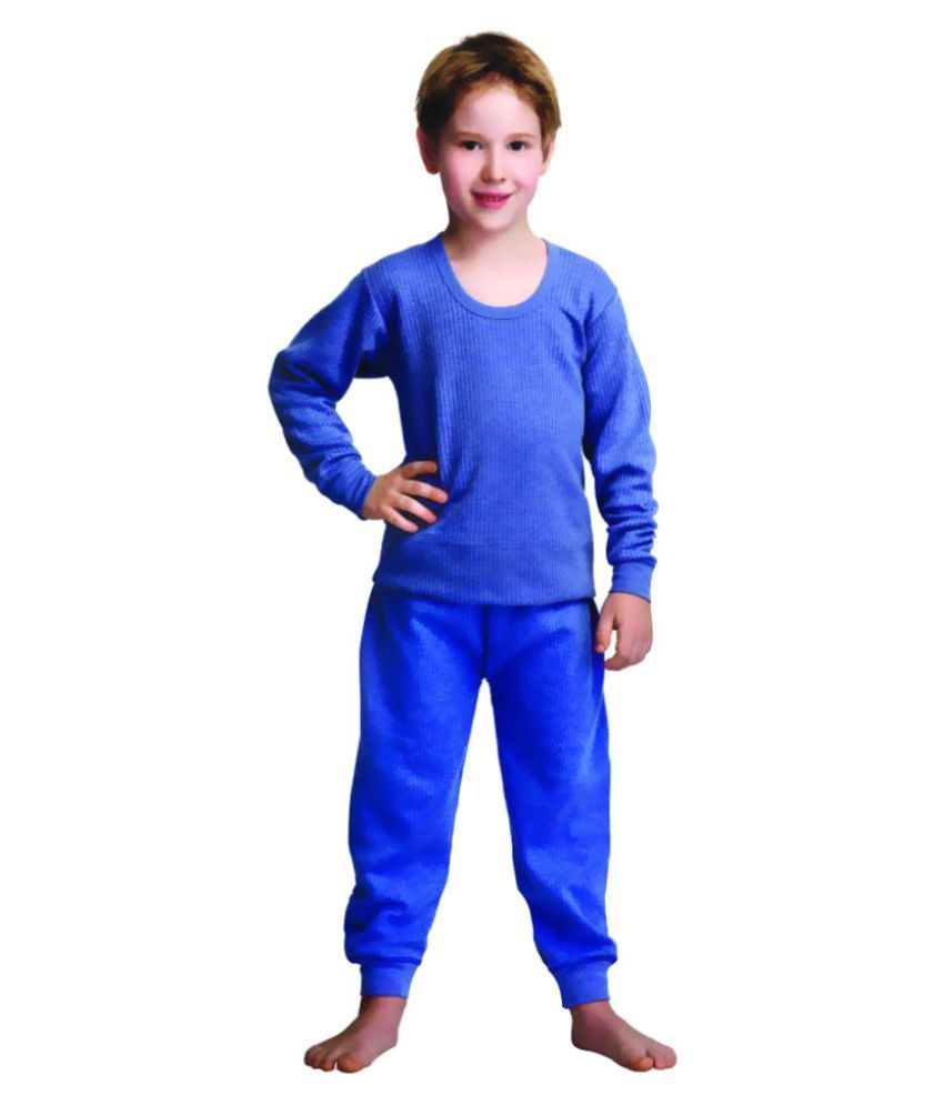     			Bodycare Boys Denim Blue Thermal Set