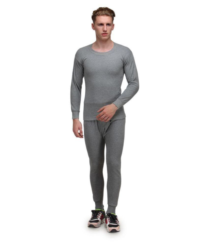     			Alfa - Grey Cotton Men's Thermal Sets ( Pack of 1 )