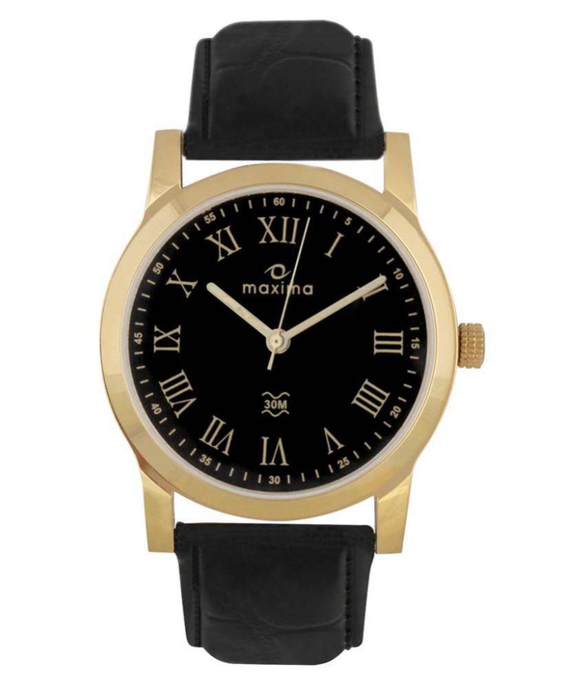 Maxima Black Analog Watch Buy Maxima Black Analog Watch Online at Best Prices in India on Snapdeal