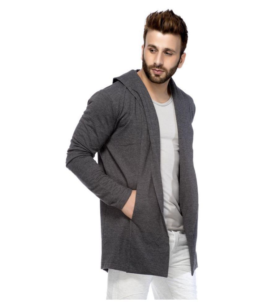 Tinted Men s  Cotton  Blend Hooded Cardigan  Buy Tinted Men  