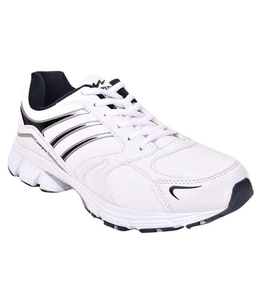 Campus Drone White Running Shoes - Buy 