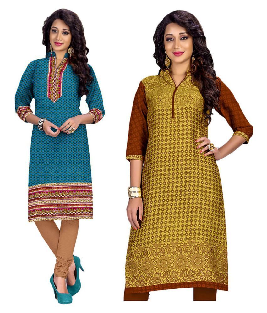 jevi prints cotton printed kurti fabric