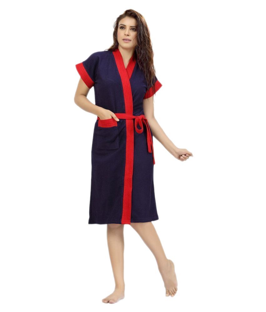 Buy FeelBlue Cotton Bathrobes Online at Best Prices in ...