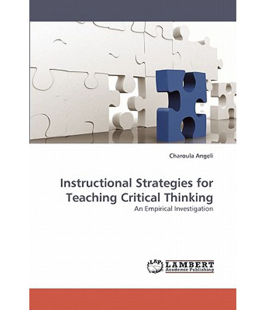 Teaching strategies for critical thinking