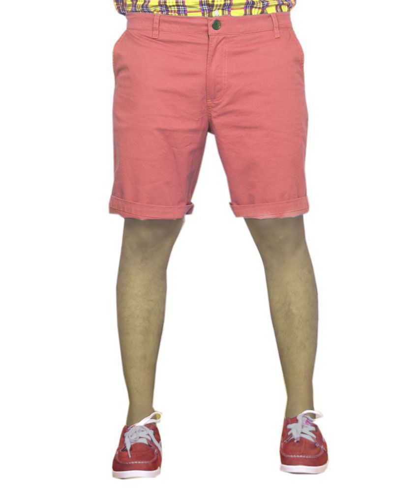 peach sweat shorts