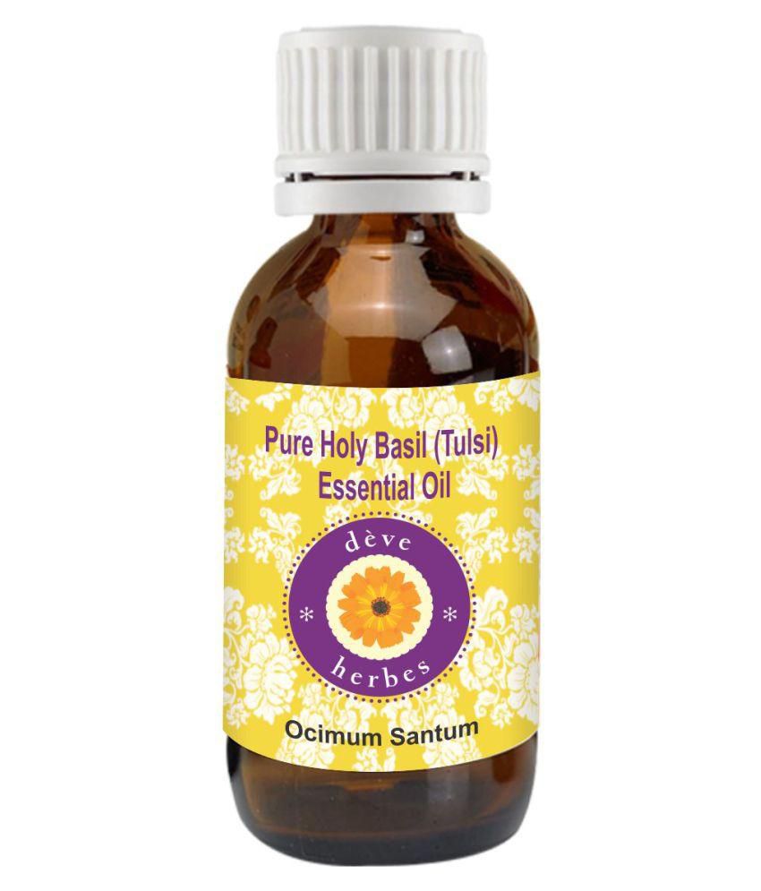     			Deve Herbes Pure Holy Basil (Tulsi) Essential Oil 10Ml - (Ocimum Santum)