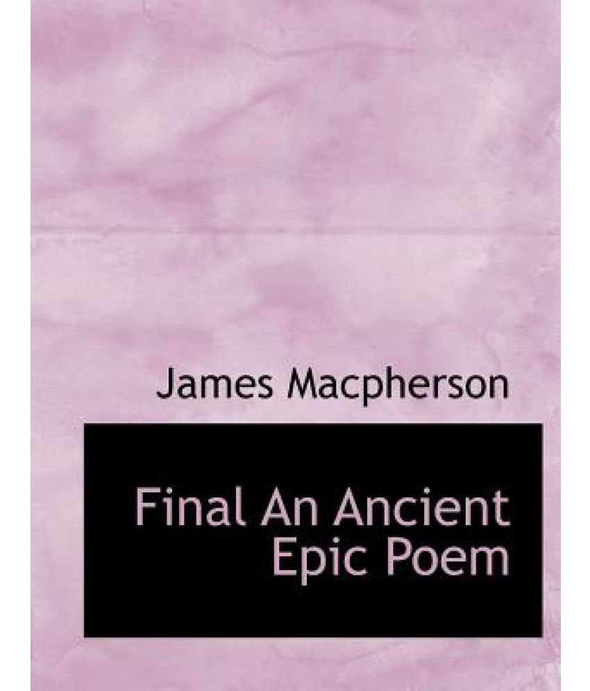 an epic poem would be