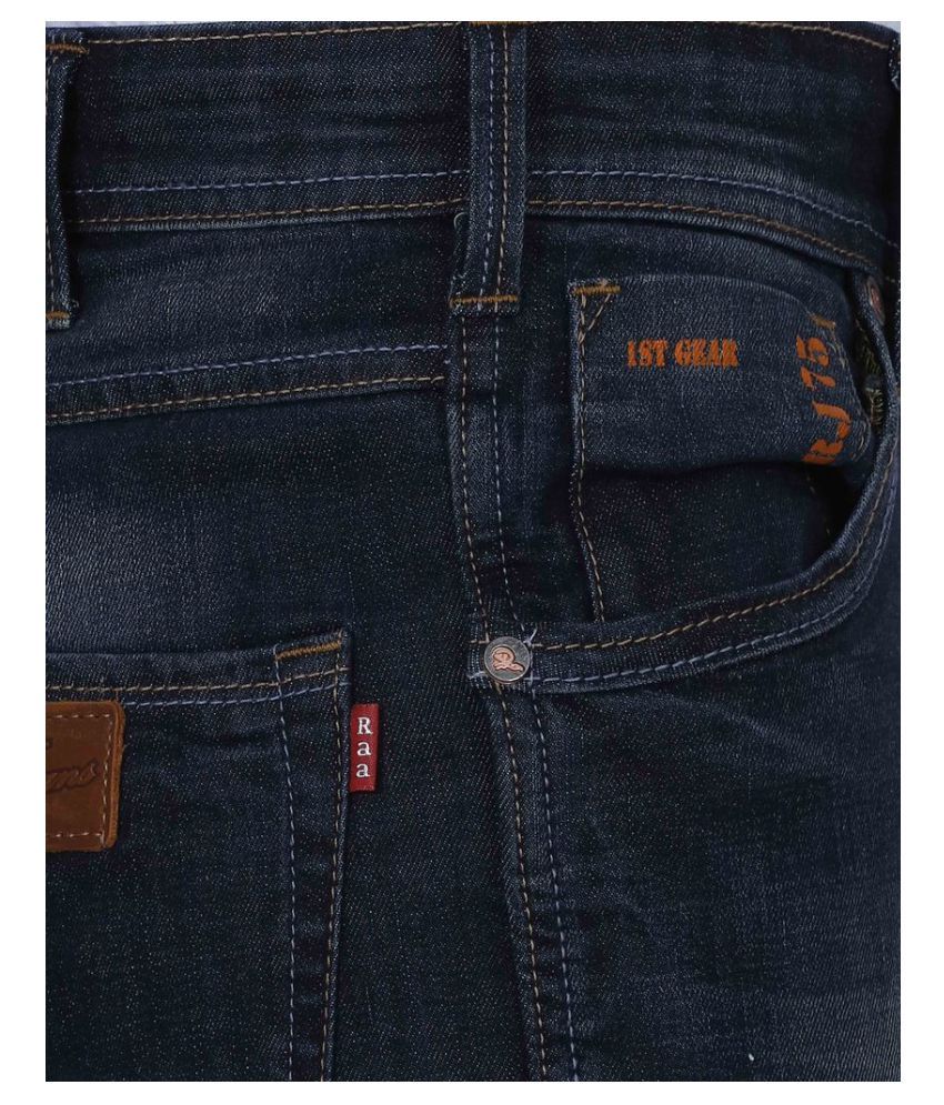 Raa Jeans Multi Slim Solid - Buy Raa Jeans Multi Slim Solid Online at ...